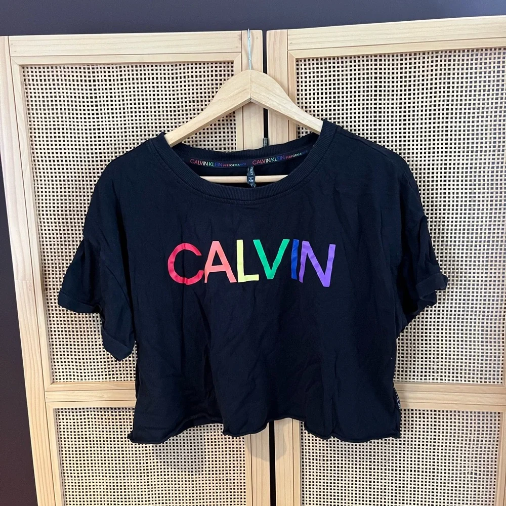 Calvin Performance Women’s XL Cropped T-shirt